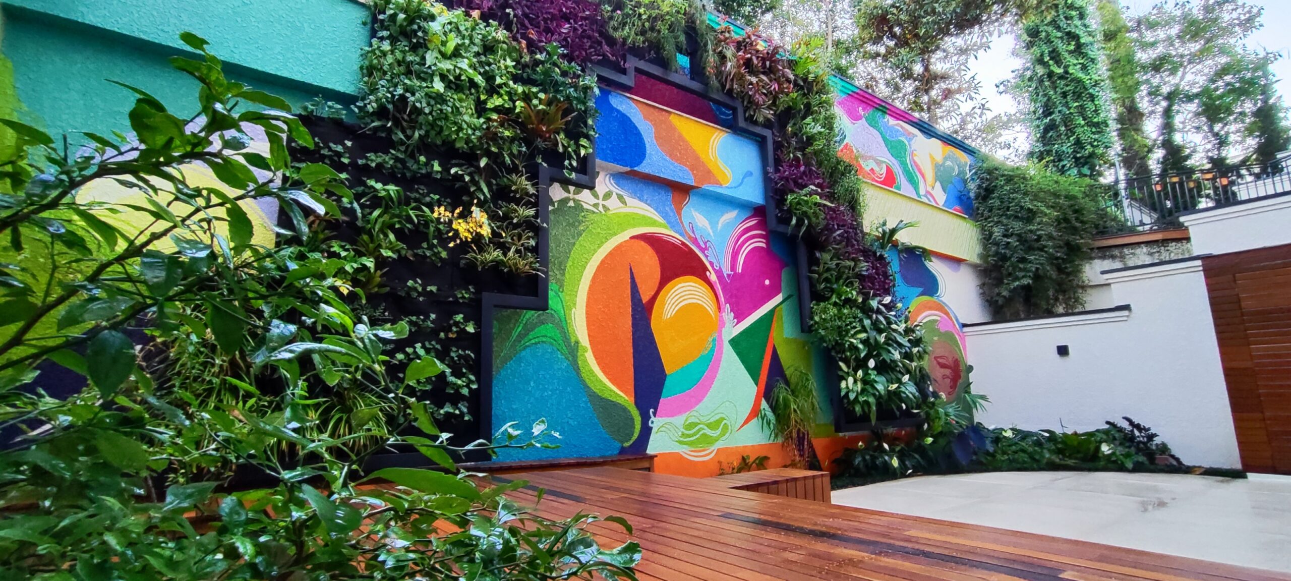Projeto de jardim vertical Luize